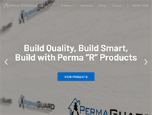 Tablet Screenshot of permarproducts.com